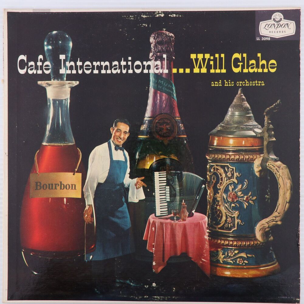 Will Glahe - Cafe International - Polka 12" LP Vinyl Record London LL.3098